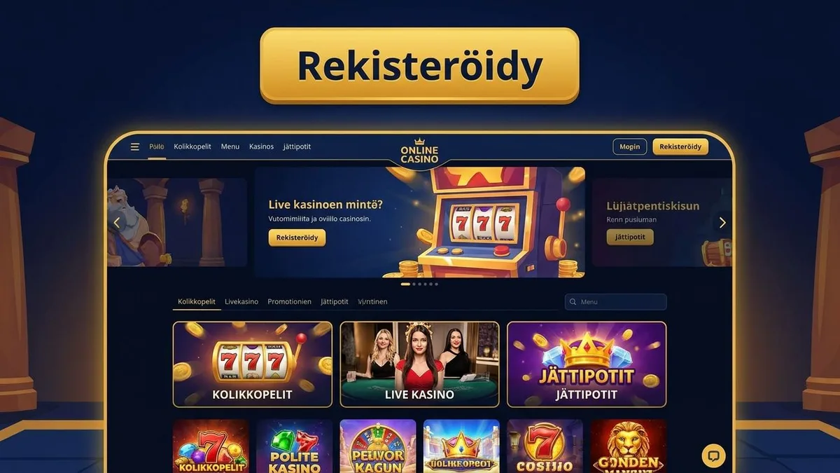 Rekisteröidy bonuksella